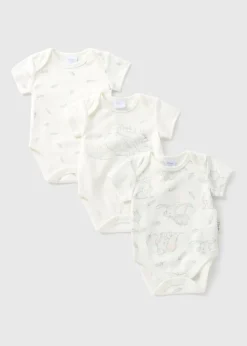 Disney 3 Pack Dumbo Bodysuits (Newborn-12mths)