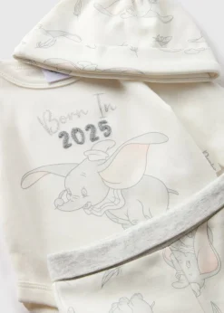 Disney 3 Piece Baby Cream Dumbo Top & Jogging Bottom Set (Newborn-12mths)