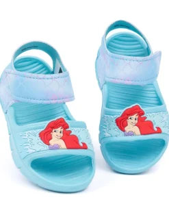 Disney Ariel Kids Green Sandals (Younger 6-12 Older)