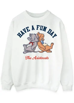 Disney Aristocats Have A Fun Day White Sweatshirt