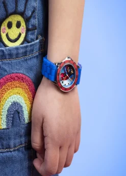 Disney Blue Spider-Man Time Teacher Watch