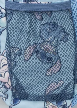 Disney Blue Stitch Print Backpack