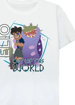 Disney Elio Out Of This World Kids White Graphic T-Shirt (3-13 Years)