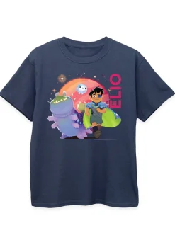 Disney Elio Walking Glordon Kids Navy Graphic T-Shirt (3-13 Years)
