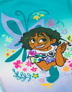 Disney Encanto Girls Blue 1 Piece Swimming Costume (3 Years-10 Years)