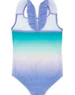 Disney Encanto Girls Blue 1 Piece Swimming Costume (3 Years-10 Years)