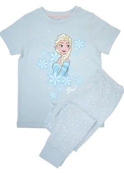 Disney Frozen Dream of Magic Kids Baby Blue Stars Pyjamas (3-8 Years)