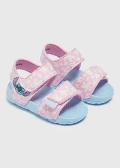 Disney Girls Blue Stitch Sandals (Younger 4-12)