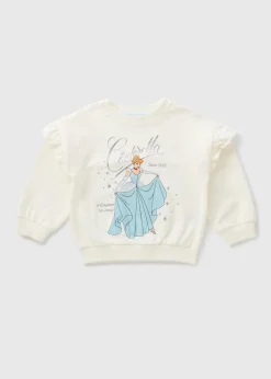 Disney Girls Cream Cinderella Sweatshirt (1-7yrs)