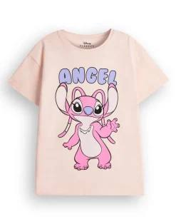 Disney Girls Multicoloured Stitch & Angel 2 Pack T-Shirts (5 - 14 Years)