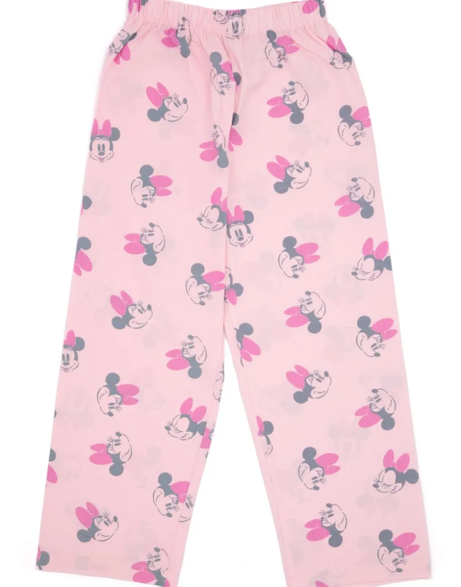 Disney Girls Pink Minnie Mouse Pyjama Set (7 - 13 Years)