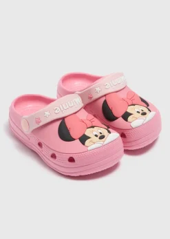 Disney Girls Pink Minnie Clogs (Younger 4/5-Older 1/2)