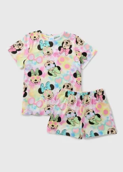 Disney Girls Pink Minnie Pyjama Set (1-7yrs)