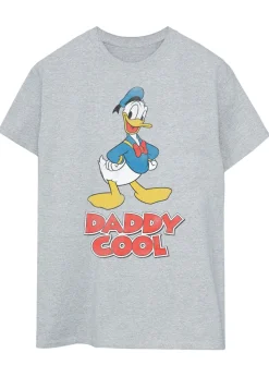 Disney Grey Donald Duck Daddy Cool Men Heather T-Shirt