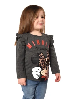 Disney Grey Minnie Mouse Kids Top (2-6 yrs)
