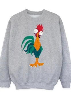 Disney Grey Moana Hei Hei Kids Heather Sweatshirt (3-13 Years)