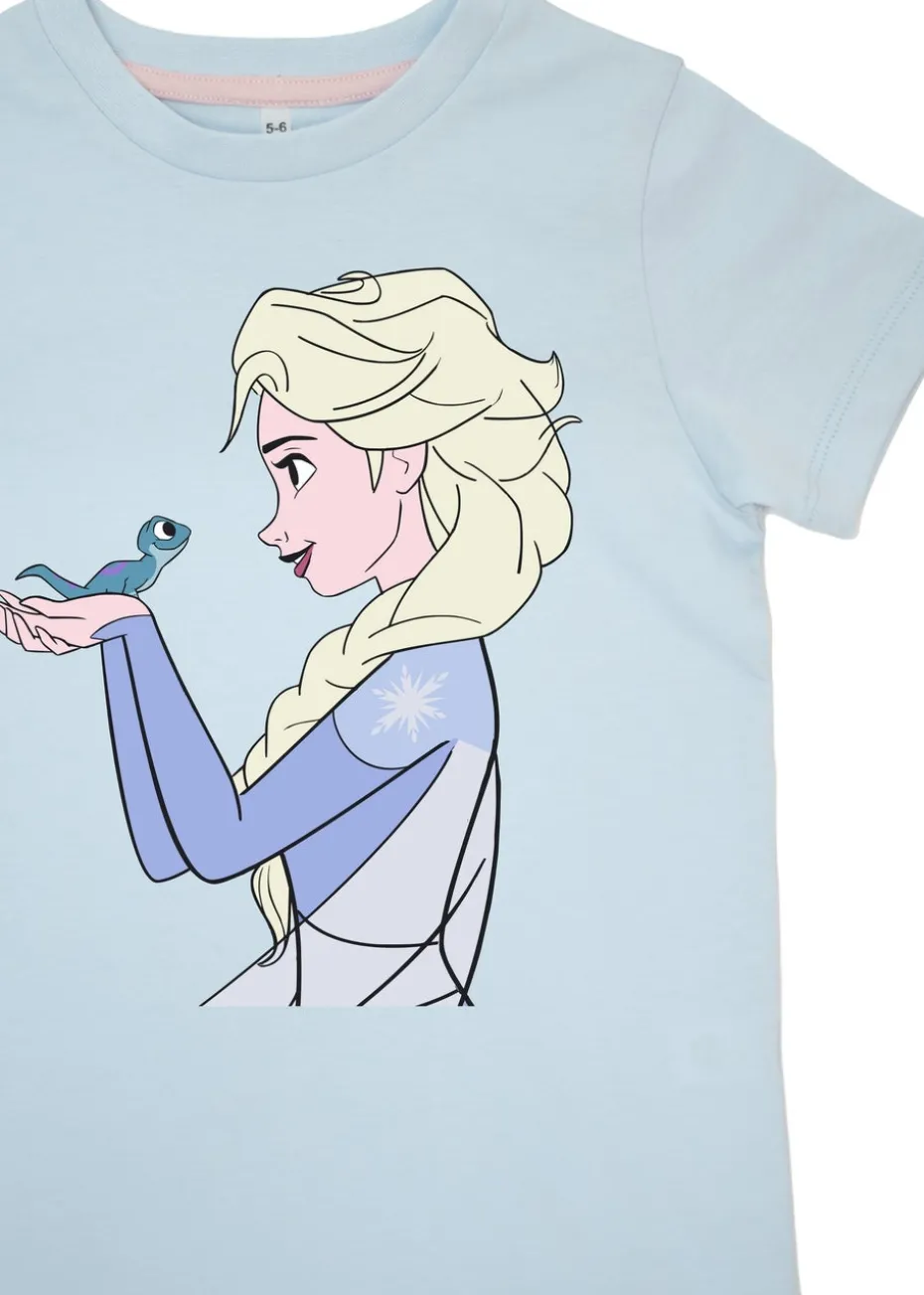 Disney Kids Baby Blue Frozen Elsa Stars Pyjamas (3-8 Years)