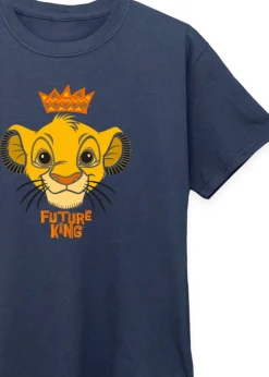 Disney Kids Navy Lion King Future King Printed T-Shirt (3-13 yrs)