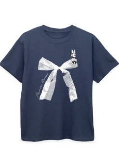 Disney Kids Navy Minnie Mouse Bow T-Shirt (3-13 Years)