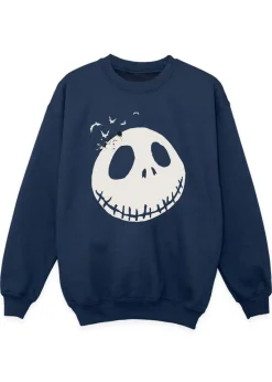 Disney Kids Navy The Nightmare Before Christmas Face Sweatshirt (3-13 Years)