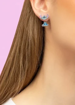 Disney Lilo & Stitch Blue Costume Enamel Earrings