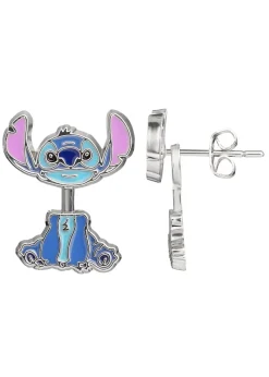 Disney Lilo & Stitch Blue Costume Enamel Earrings