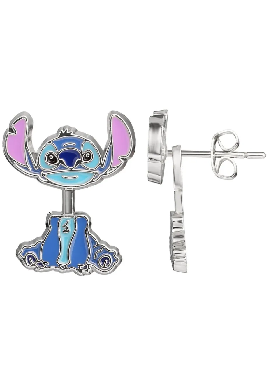 Disney Lilo & Stitch Blue Costume Enamel Earrings