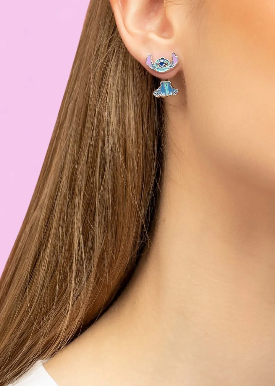 Disney Lilo & Stitch Blue Costume Enamel Earrings