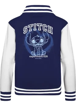 Disney Lilo & Stitch Cosmic Kids Navy Varsity Jacket (3-13 Years)