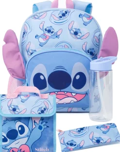 Disney Lilo & Stitch Kids Purple 4 Piece Backpack Set