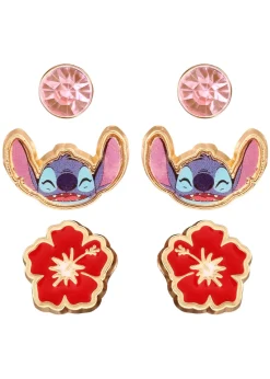 Disney Lilo & Stitch Multi Enamel Costume 3pcs Earring Set