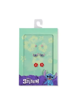 Disney Lilo & Stitch Multi Enamel Costume 3pcs Earring Set