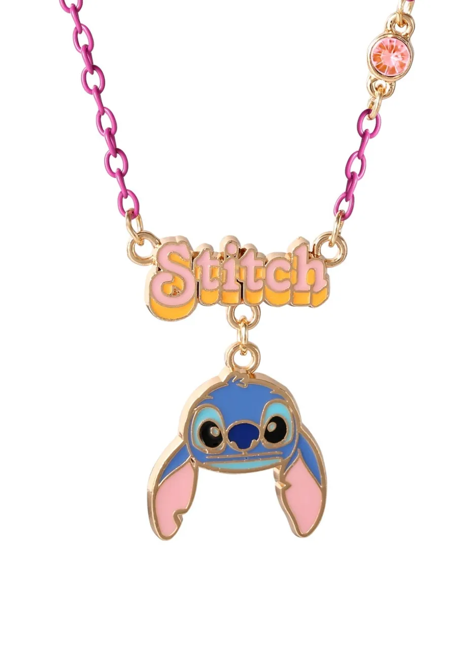 Disney Lilo & Stitch Multi Enamel Costume Necklace