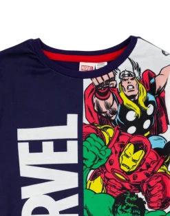 Disney Marvel Avengers Kids Shortie Blue Pyjamas (2-8 Years)