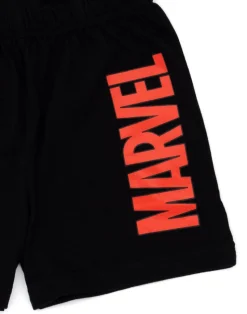 Disney Marvel Avengers Kids Black & Grey Shortie Pyjamas (2-8 Years)