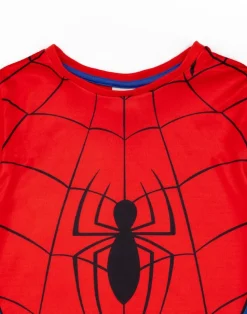 Disney Marvel Spiderman Kids Shortie Blue Pyjamas (2-8 Years)