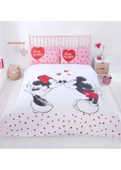 Disney Mickey & Minnie Mouse White Duvet Set