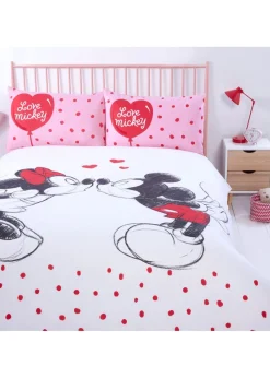 Disney Mickey & Minnie Mouse White Duvet Set