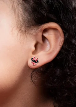 Disney Mickey and Minnie Mouse Enamel Filled Earrings