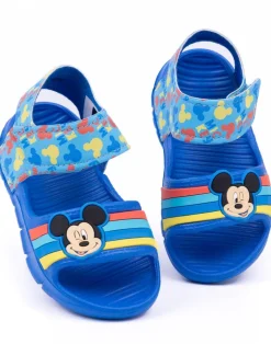 Disney Mickey Mouse Kids Blue Sandals (Younger 6-12 Older)