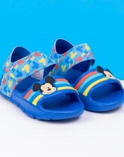 Disney Mickey Mouse Kids Blue Sandals (Younger 6-12 Older)