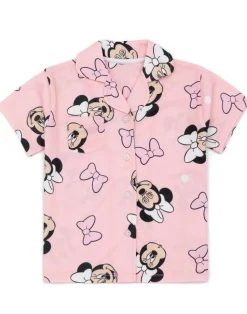 Disney Minnie Mouse Kids Shortie Pink Pyjamas (18 Months-8 Years)