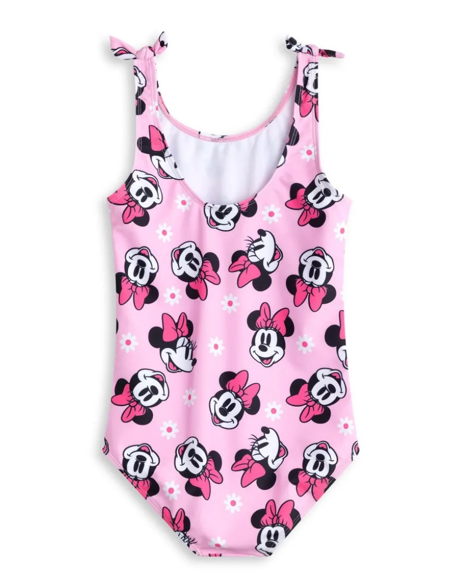 Disney Minnie Mouse Kids Pink 1 Piece Swimsuit (18 Months-8 Years)