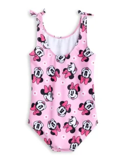 Disney Minnie Mouse Kids Pink 1 Piece Swimsuit (18 Months-8 Years)