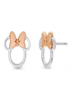 Disney Minnie Mouse Rose Gold Stud Earring