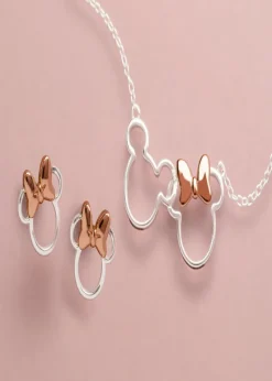 Disney Minnie Mouse Rose Gold Stud Earring