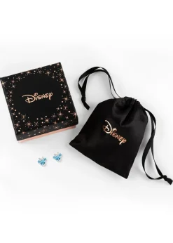 Disney Minnie Silver Plated March Birthstone Stud Earrings