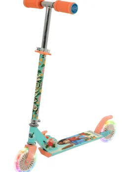Disney Moana Folding Inline Scooter with Light Up Wheels