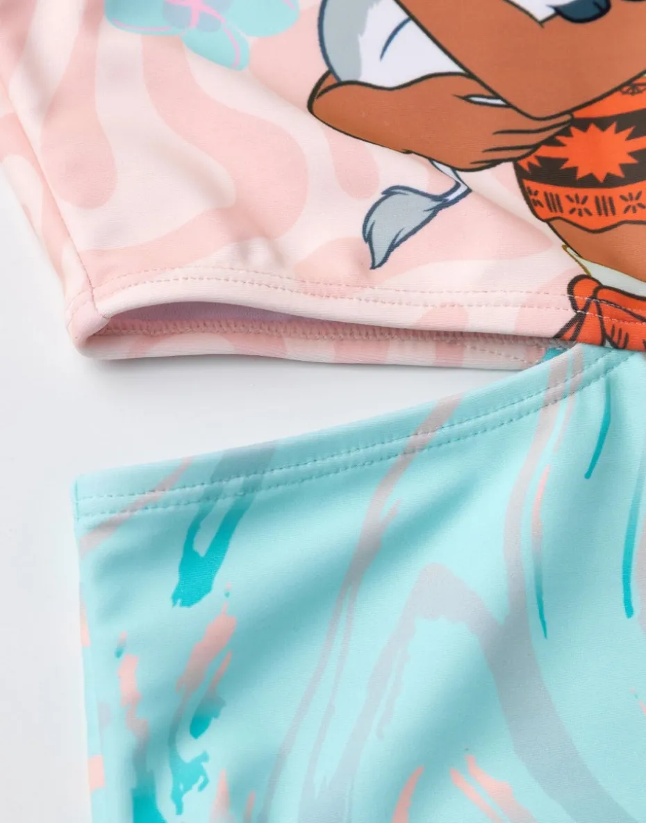 Disney Moana Kids Multi Coloured 1 Piece Swimming Costume (2-10 Years)