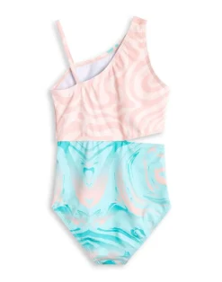 Disney Moana Kids Multi Coloured 1 Piece Swimming Costume (2-10 Years)